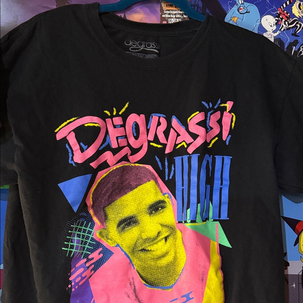 Rue 21 Jimmy Brooks Degrassi Black Graphic T-Shirt